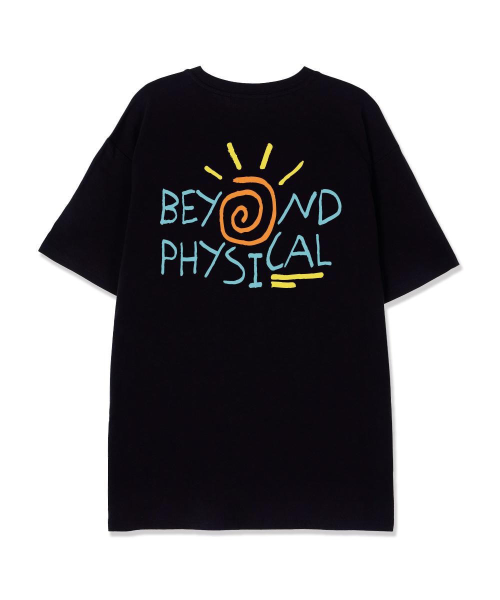 Astral Projection Beyond Physical Supima Cotton Round Neck Short Sleeve T-Shirt_Black M