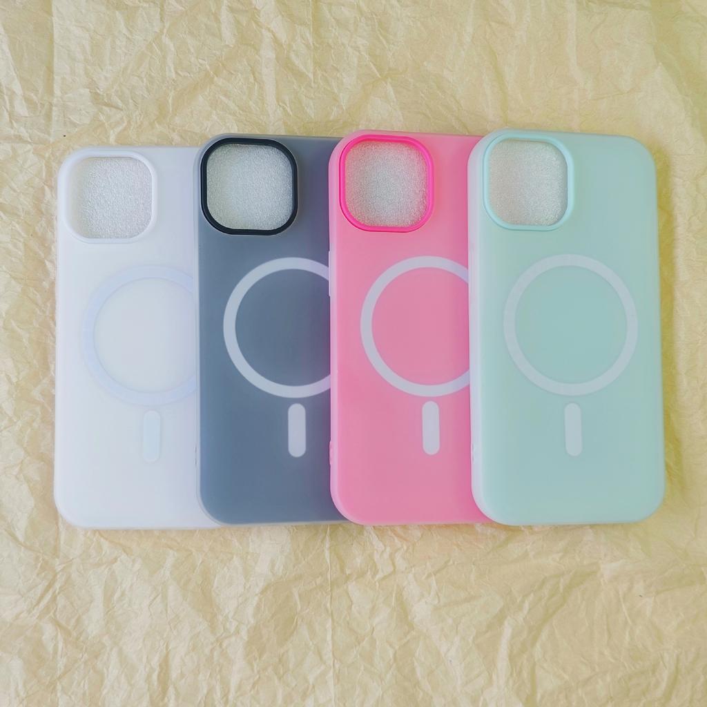 Matte Feel Magnetic Phone Case for Apple 16/15/14 Pro Max, Shockproof and Anti-Slip Phone Cover, Custom Material