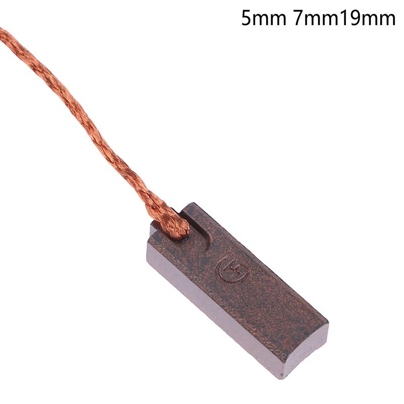 2st Bilgenerator Elverktyg Bilregulator Hög koppar Högkvalitativ elektrisk generator kolborstar 5*7*19Mm