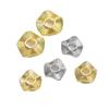 Flat Round Metal Spacer Beads Baroque Wave Gold Plated 50Pcs 6/8/10mm Suitable for Earring DIY Making Supplies