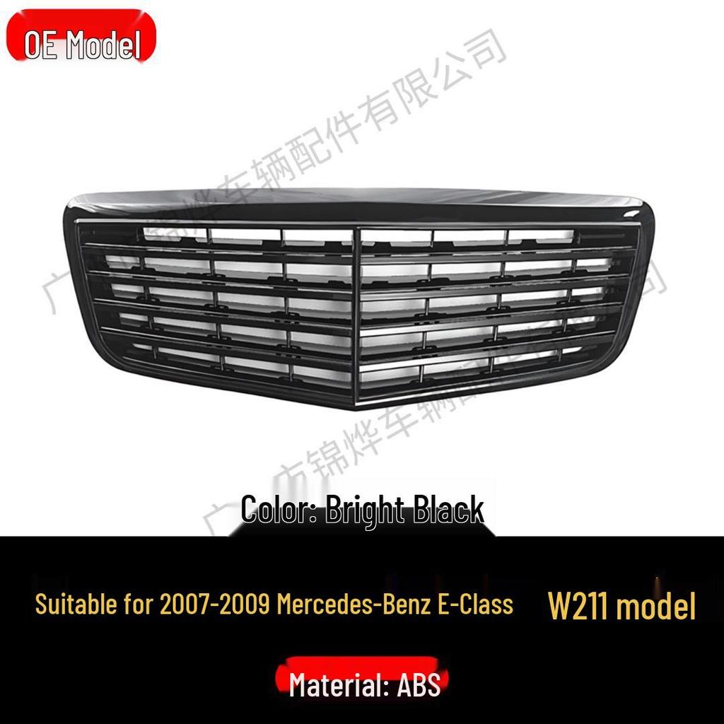 GT Style Front Bumper Air Intake Grille for 2002-2009 Mercedes E-Class W211