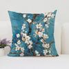 Japanese Cherry Blossom Cushion Cover 45X45 Cushions Covers Pillow Covers Decorative Luxury Pillowcase 45*45 Bed Pillowcases