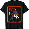 B for Baphomet Satanic Cute Devil Retro Vintage Satan Men T Shirt