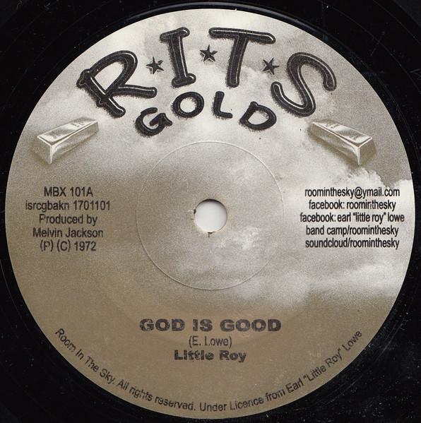 

7-дюймовая пластинка LITTLE ROY God Is Good MBX101 Room In The Sky 2017 UK Регги Ска Даб Б/у