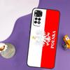 Poland Flag Case For Xiaomi Redmi Note 13 Pro 14 12 9 10 11 Pro 10S 11S 12S Redmi 14C 13C 10C 12C Cover
