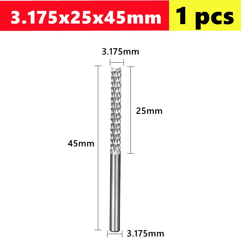 PCB corn  milling cutter Carbide End Mill 3.175/4/6/6.35/8/10/12mm shank,  CNC Cutting Milling PCB MDF ABS Tools Router Bit