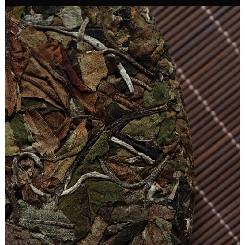 357g Yunnan Ancient Tree Xiaoduosai White Tea Alpine Sun-Dried White Tea Cake