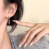 Simple Irregular U-shaped Earrings Compact Fashion INS Style Trendy Gift Elegant Lady's Classic Accessories Temperament Daily Jewelry