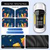 Car Sunshade Track Window Curtain - Interior Sun Protection & Privacy Blackout for Baby Stroller Side Windows