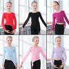 Children's Cotton Dance Tops - Spring & Autumn: Long/Short Sleeve Latin, Summer Chinese, Yoga Wear for Girls