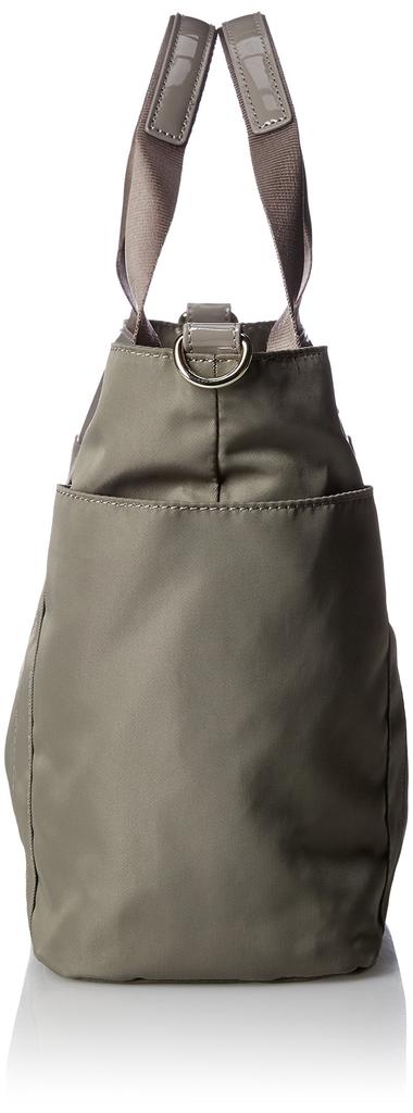 Labagagerie 2-Way Nylon Tote Bag, Women's, B72-12-02, Gray, Free Size