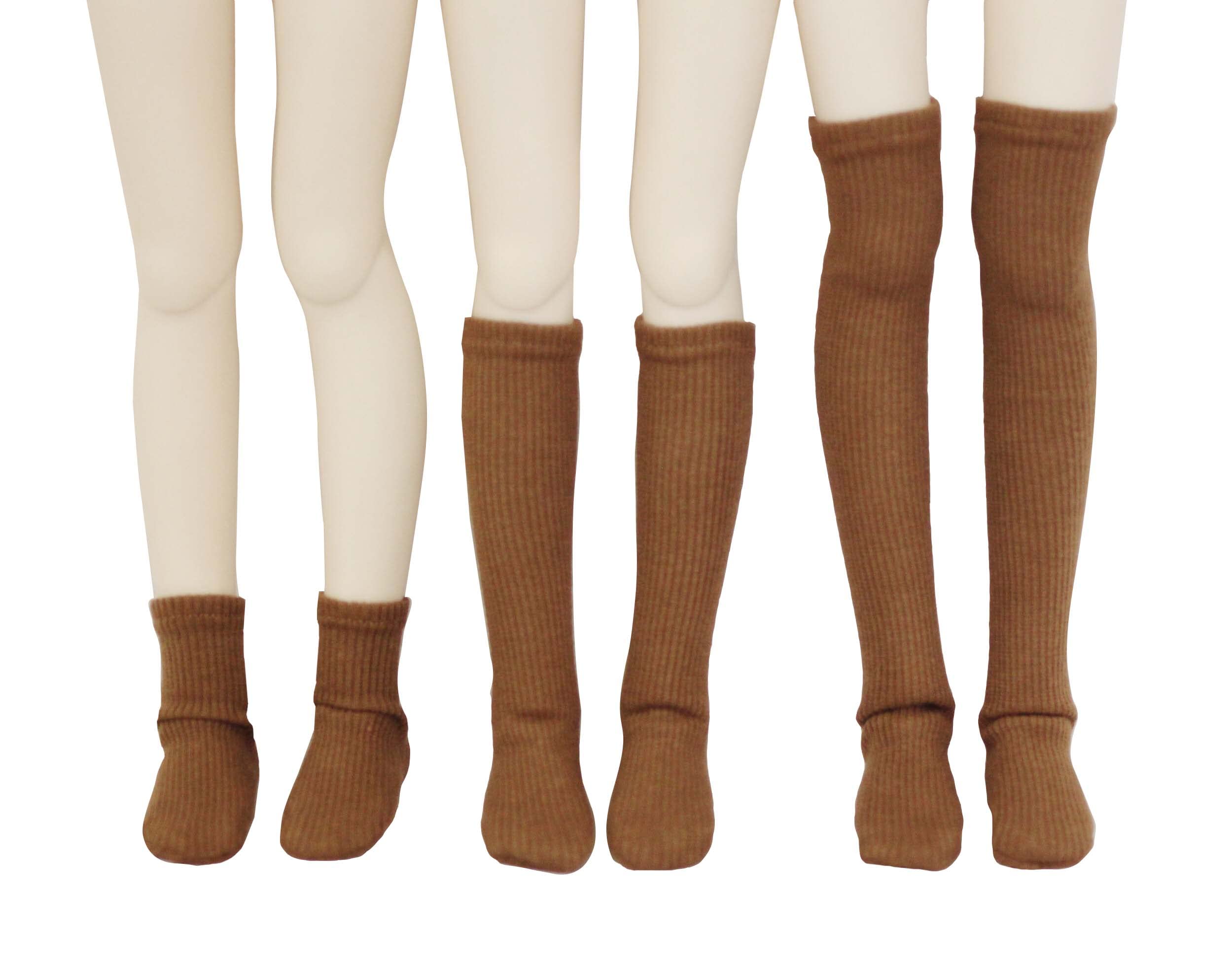 

MDD MSD совместимые однотонные носки медведь телеко набор носки высокие носки выше колена высокие носки носки с обозначением левый и правый коричневые носки повседневные кукла 40 см