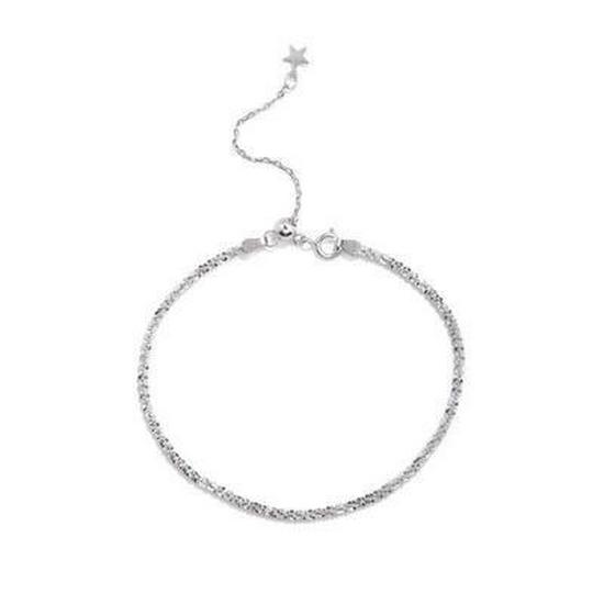 Handmade Baby's Breath Beaded Double-Layer Bracelet - High-End Cold Style for Girls