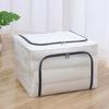 Foldable Steel Frame Storage Bin With Clear Pvc For Bedroom Organizing And Clothes