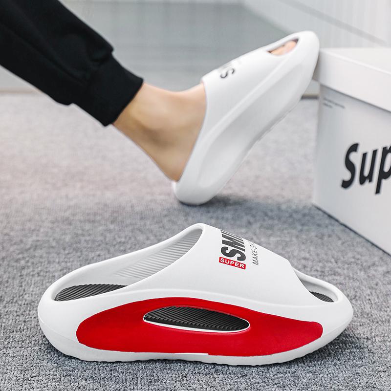 Thick Sole Summer Slippers Large Men's and Women's Slippers Casual Anti-slip Beach Shoes Men Slippers Home Slippers