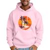 Men's Loose Flag Printed Hooded Sweatshirt Men's Casual Fashion Sports Sweatshirt