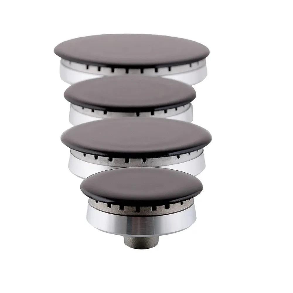 Universal Cooker Hat Set, Oven Gas Stovetop Flame Cap Set Cover, Fits Most Stove Knobs, Cover Kit, Quality Metal Stove Knobs 4pc