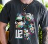 U2 T-shirt Rockband op Premium Vintage Zwarte Comfort Colors Tee