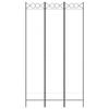 VidaXL Cloison de Séparation 3 Panneaux Séparateur de Pièce Pliable Diviseur Écran d'Intimité Paravent Décoration Salon 350162