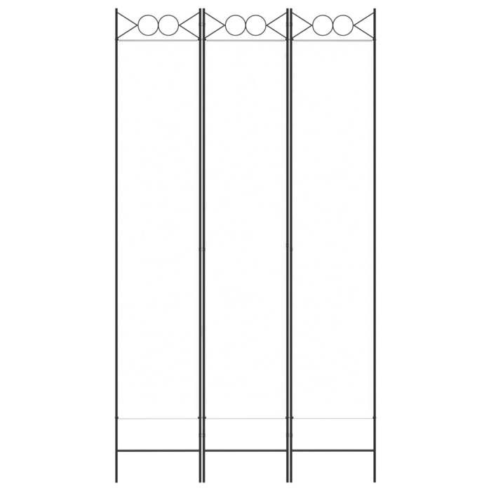 VidaXL Cloison de Séparation 3 Panneaux Séparateur de Pièce Pliable Diviseur Écran d'Intimité Paravent Décoration Salon 350162