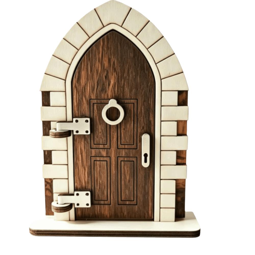 Wooden Mini Door Decor Creative Christmas Door Decor Homeowners Fairy Door Wall Decor