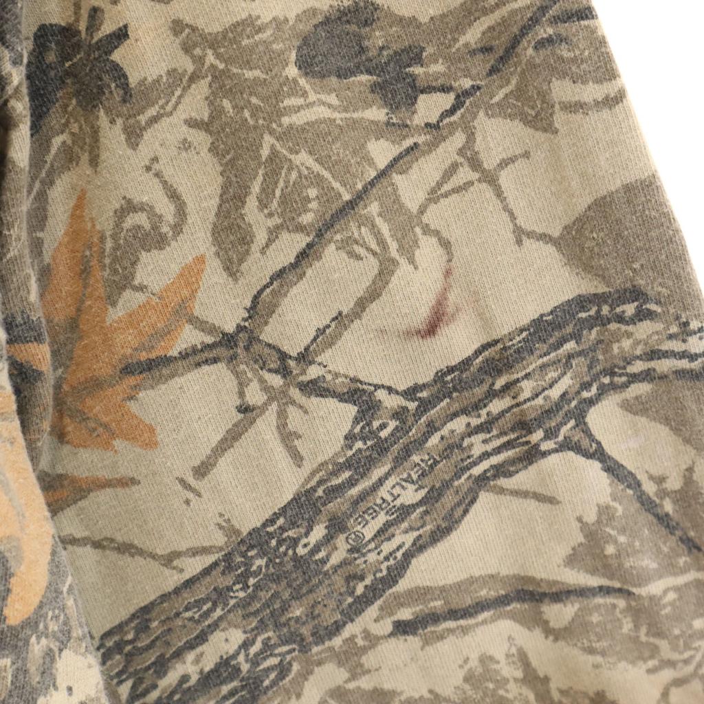 RED HEAD 90s Made in USA Old Realtree Pattern Long sleeve mock turtleneck T-shirt Men's Used