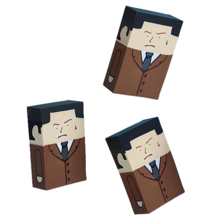 Creative Cartoon Bald Uncle Eraser for School Exams - Humorous Art Stationery