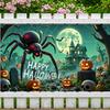 Holiday Banner Lanterns Party Prop Halloween Decor Dark Theme Scary Prop For Night Event Haunted House Holiday Event