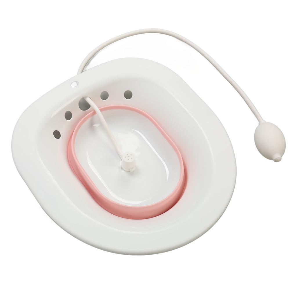 Sitz Bath Folding Multifunctional PP Silicone Toilet Seat Sitz Bath for Hemorrhoid Postpartum Care