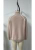 Autumn Winter Women's High Neck Color Block Raglan Sleeve Loose Sweater