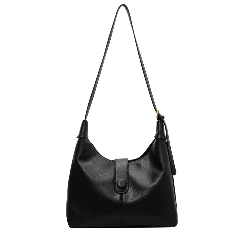Basic Style Pu Ladies Shoulder Bags Simplicity Crossbody Bags for Women Hot Sale High Quality