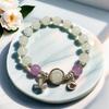 2025 Jadeite Green Jade Rabbit Bracelet: High-End Chinese Style, Year of the Snake, Elegant Women's Niche Beaded Design