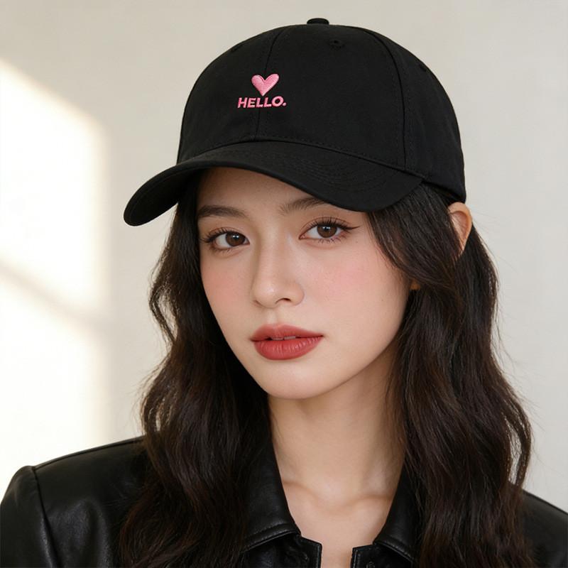 Letter Embroidered Baseball Cap With Sun Protection For Women And Men Spring Summer Casual Style