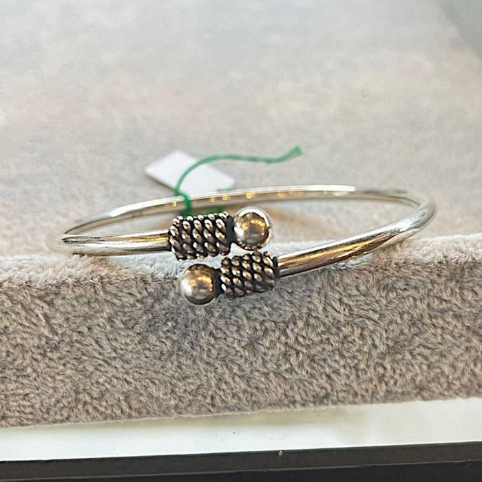 [Arif] Silver Bangle Tribal Silver925 Indian Jewelry Wrap Bracelet Unisex Women Men Handmade One-of-a-Kind 925 Sterling Silver Emerald