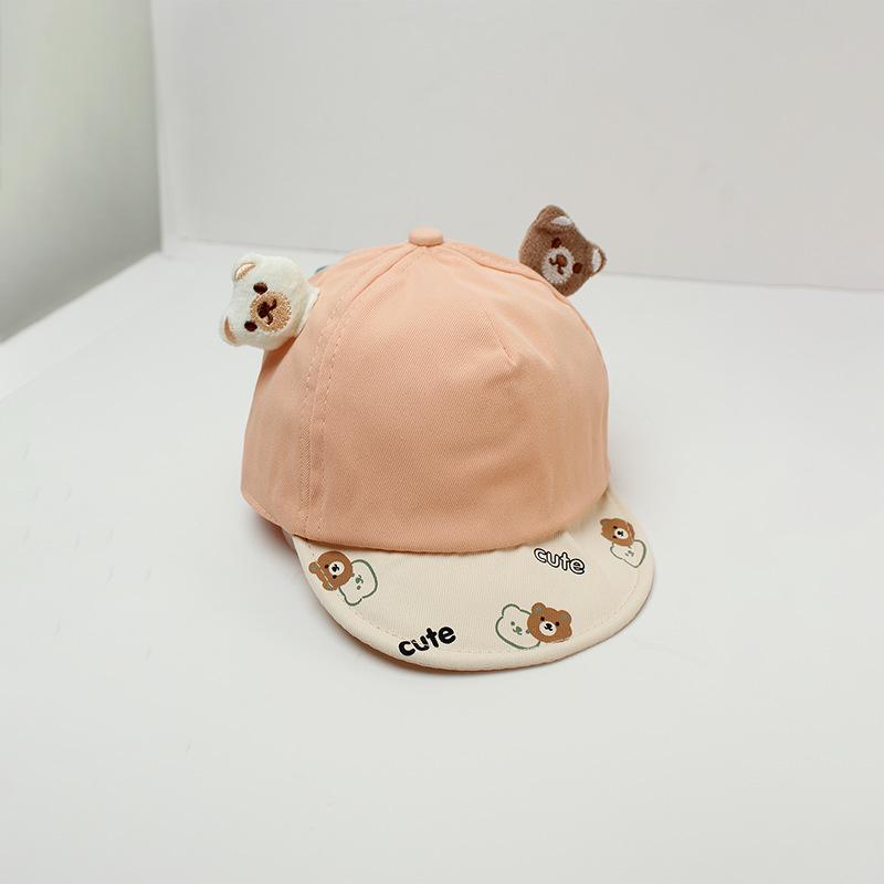 Infant & Toddler Soft Brim Bear Ears Baseball Cap - Cute & Adorable Spring/Summer Style for Boys & Girls