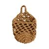 Storage Basket with Handle Wall Hanging Plant Baskets Hand-Woven Cotton Rope Planters for Fruits Plants