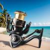 Metal Spinning Reel 5.2/1 Fishing Reel All Purpose Fishing Spinning Reel Fishing Accessories for Saltwater Or Freshwater