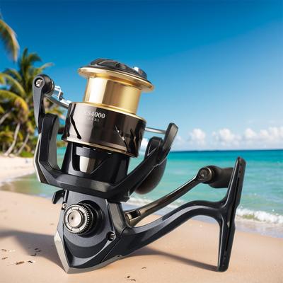 Metall-Angelrolle 5,2/1 Spinnrolle Allzweck-Angel-Spinnrolle Angelzubehör für Salzwasser oder Süßwasser