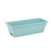 Plastic Planter Trough for Plants - Long Rectangular Flower Box Container with Drainage Holes for Indoor Outdoor Garden Use