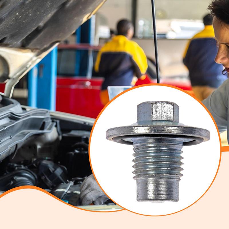 Durable Metal Oil Pan Drain Plug Spare Automotive Accessory M14x1.5mm for Chevy Cruze Trax Volt Repair