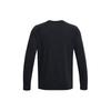 Under Armour Rival Fleece Sweatshirts Men's Black Crew Neck Thickened Regular 1382295-001