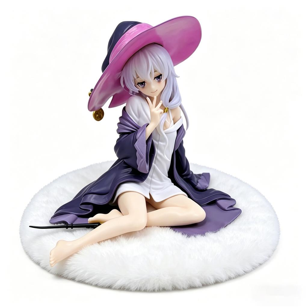 1-2 Stück Elaina Anime Figur Die Wandernde Hexe: Die Reise der Elaina~Entspannungsversion~ Actionfigur Hexe Figur Modell Spielzeug Geschenk