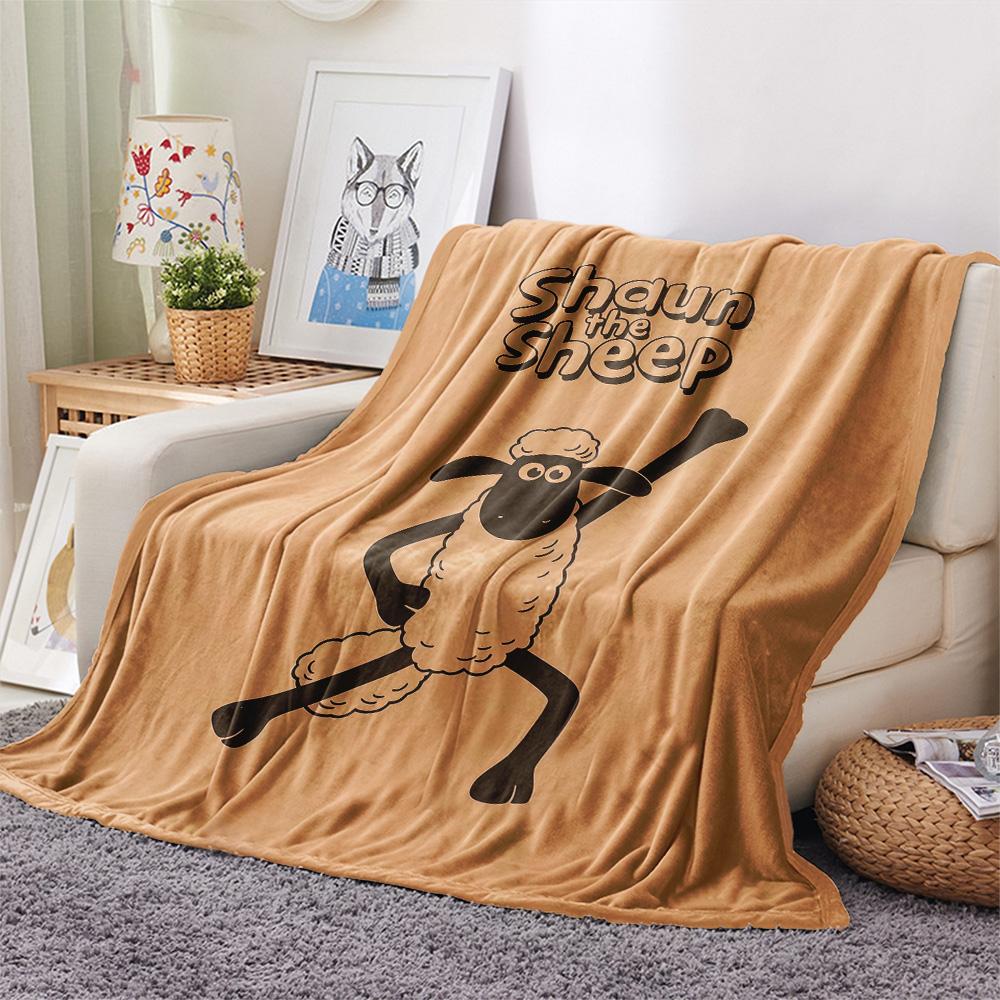 Shaun the Sheep2 Flannel Blanket, High Quality Comfortable for All Seasons, Home Decor, Warmth and Comfort