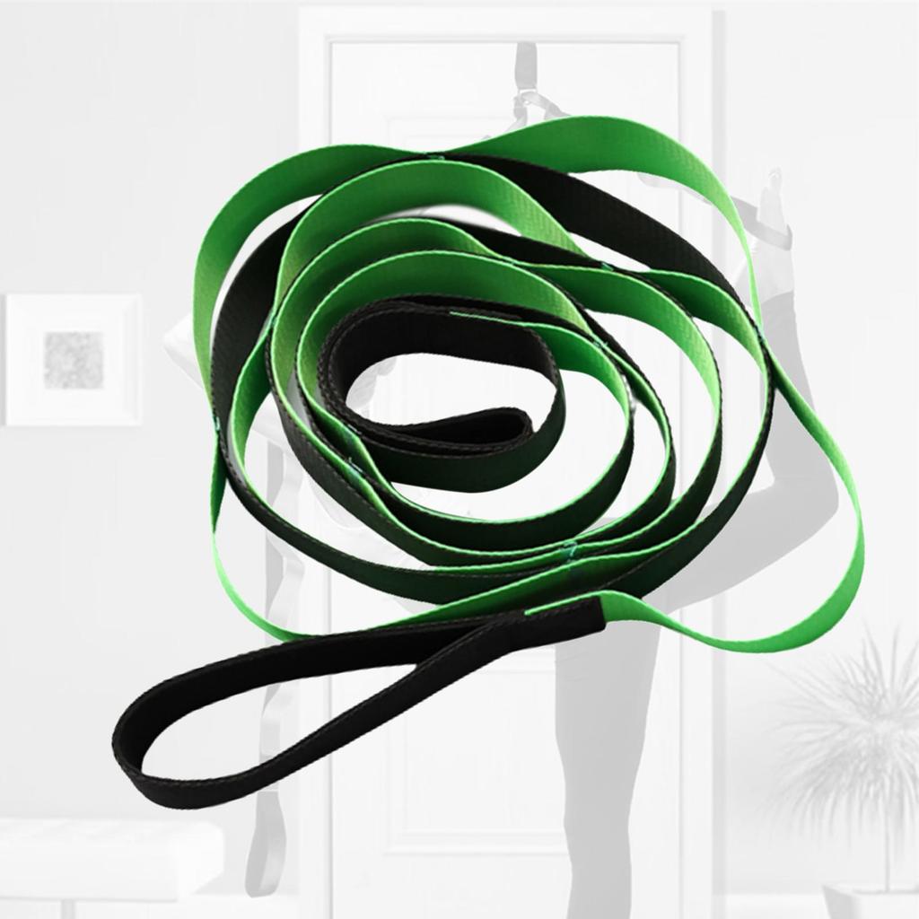 Yoga Pull Strap Belt Elastic Latin Dance Stretching Band Loop Yoga fitness Exercise Resistance Band
