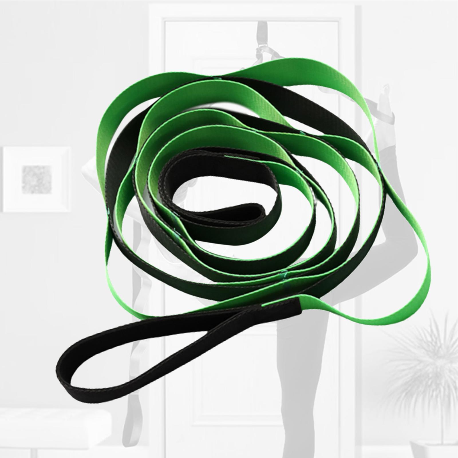 Yoga Pull Strap Belt Elastic Latin Dance Stretching Band Loop Yoga fitness Exercise Resistance Band