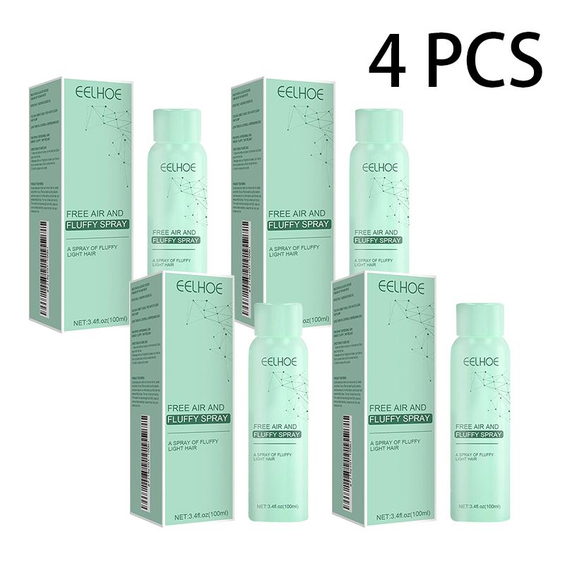 

EELHOE Несмываемый спрей для сушки волос Воздушный объем Ощущение обезжиривания Сухой несмываемый фен для волос