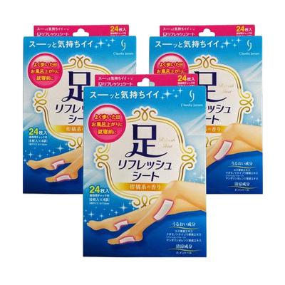 Teikoku Pharmaceutical Foot Refreshing 72 Sheets Sheets X 4 Bags X 3 Tree Sap Sheets Sheets, (6 Boxes),
