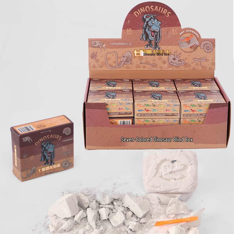 Pino Archaeological Surprise Box: Luminous Dinosaur Fossil & Gem Blind Box