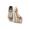 Vans SK8 Hi High Top Casual Skate Shoes Unisex Brown White Grid VN0A4BX7TBN