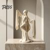 Fine Water Sleeve Dancer 3D Printed Ancient Chinese Ornament, Elegant Flowing Figurine, Artistic Tea Room Accents Traditional Oriental Aesthetic